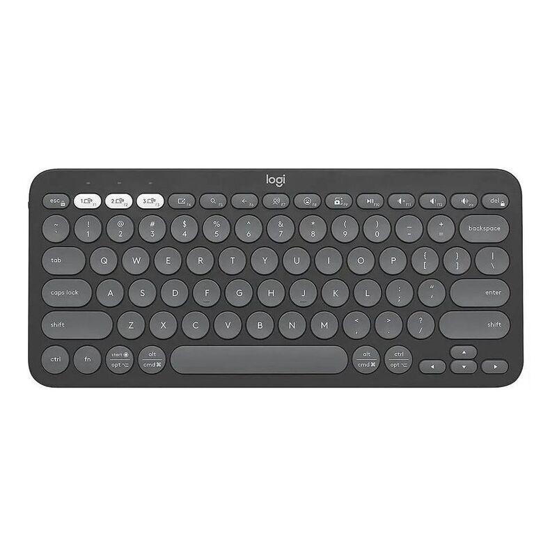 Logitech Pebble Keys 2 K380s Bluetooth keyboard - US - Tonal Graphite