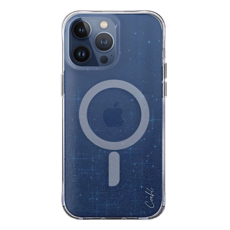 UNIQ Coehl iPhone 15 Pro Max Case - Magnetic Charging Lumino - Prussian Blue
