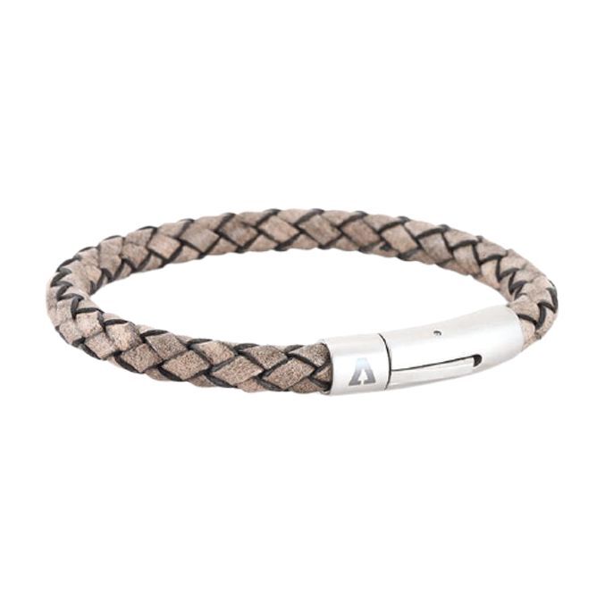 Alvarino Men's Leather Bracelet - ALV-BR164101M
