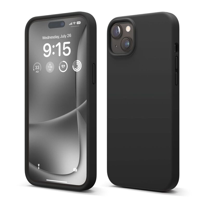 Elago Premium Silicone Case For iPhone 15 Plus - Black