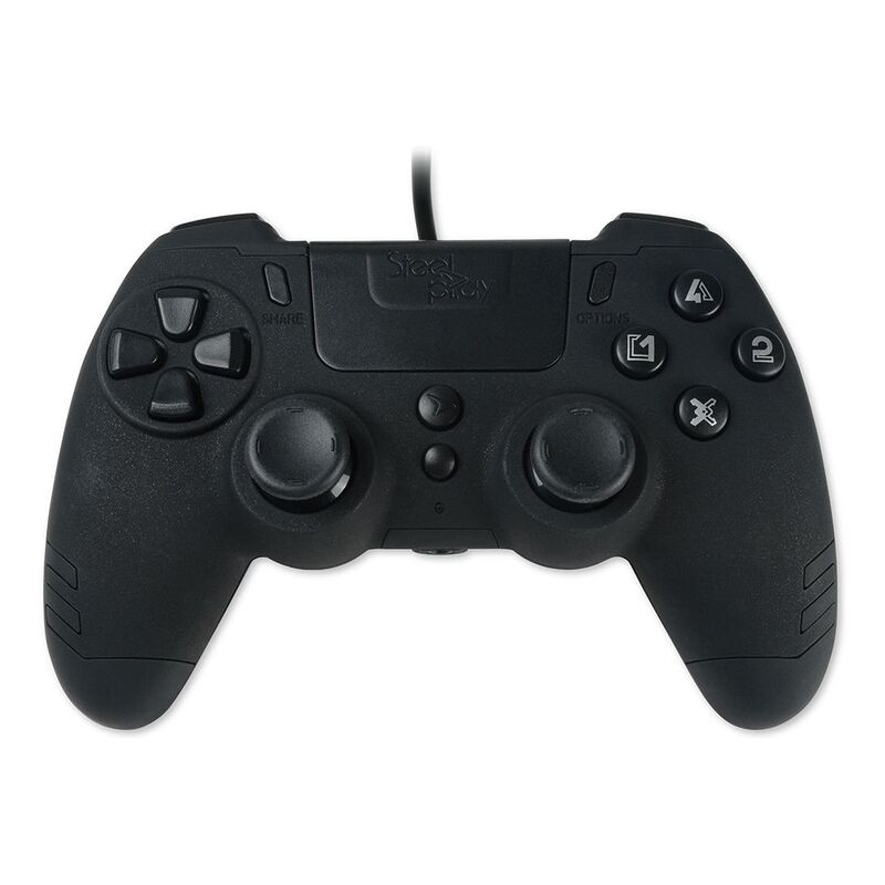 Steelplay PS4/PC Slimpack Wired Controller - Black