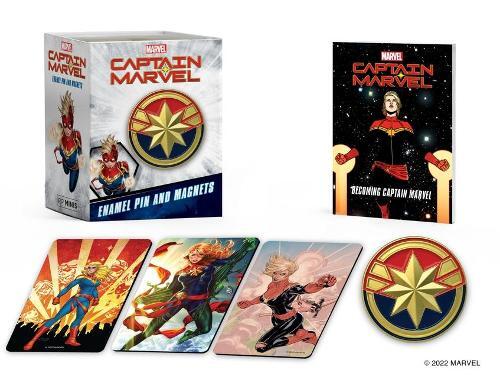 Marvel - Captain Marvel Enamel Pin & Magnets | Robert K Elder