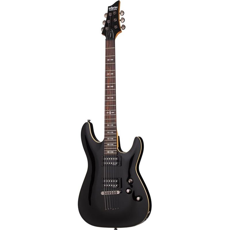 Schecter 2060 Electric Guitar Omen-6 - Gloss Black