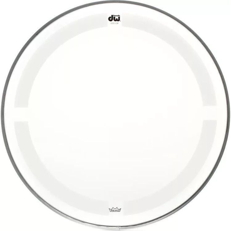 DW DRDHCC12 Coated/Clear Batter Drumhead - 12 Inch