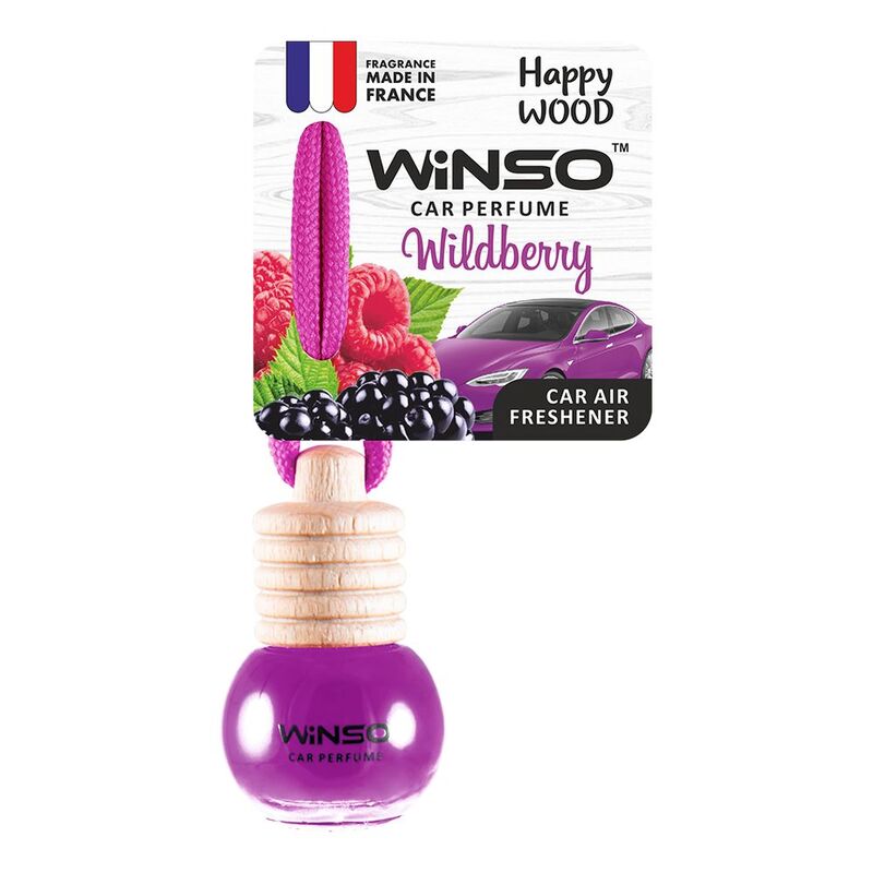 Winso Happy Wood Car Air Freshener - Wildberry C160 5.5 ml