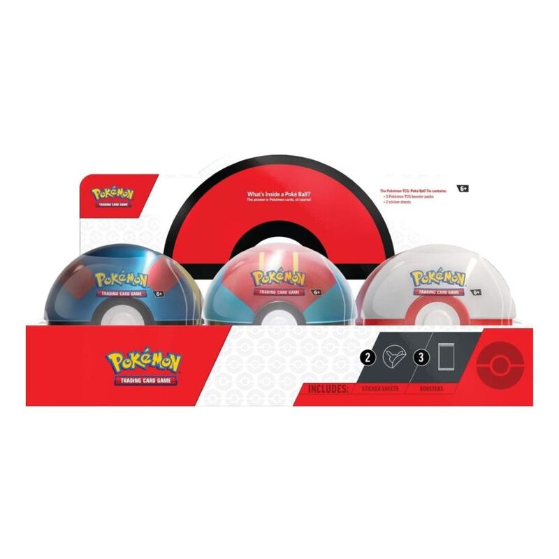 Pokémon TCG Poke Ball Tin Q3 (2023 Version) (Assorted - Includes 1)