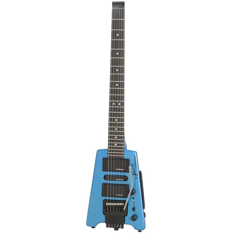 Steinberger GTPROFB1 Spirit GT-PRO Deluxe Outfit Travel Guitar - Frost Blue - Included Deluxe Gigbag