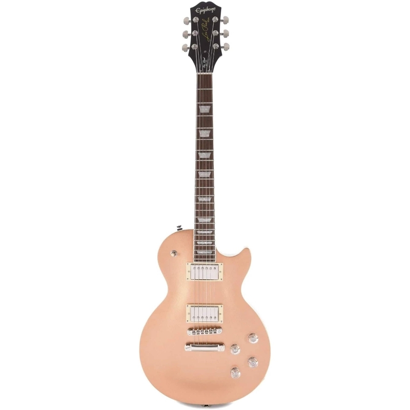 Epiphone ENMLSAMNH1 Les Paul Muse Solidbody Electric Guitar - Smoked Almond Metallic