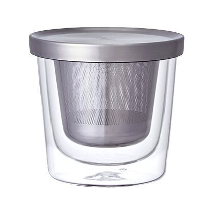 Kinto Leaves To Tea Cup With Strainer 260ml