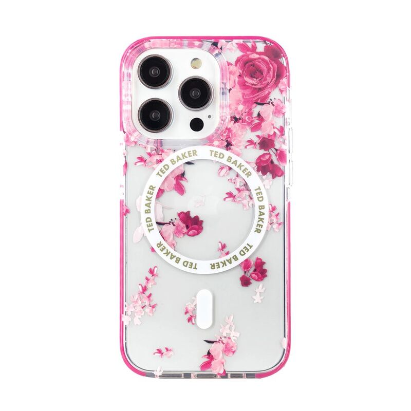 Ted Baker iPhone 15 Pro Max Antishock/ MagSafe Case - Scattered Flowers
