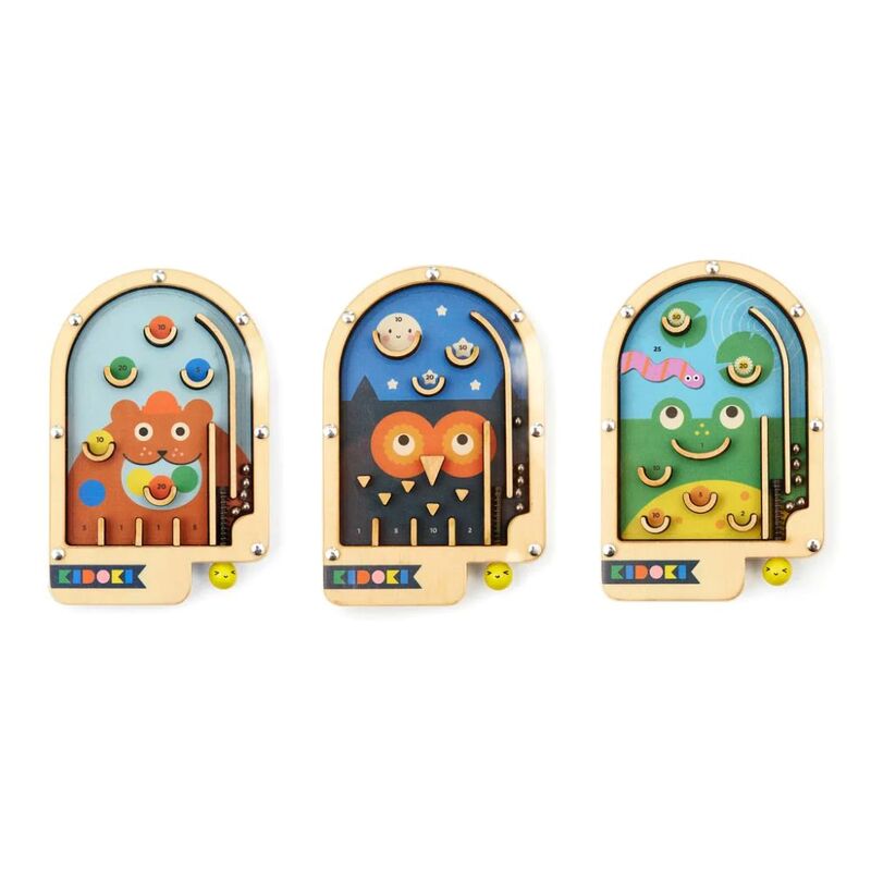 Kikkerland Wooden Pinball (Assortment - Includes 1)