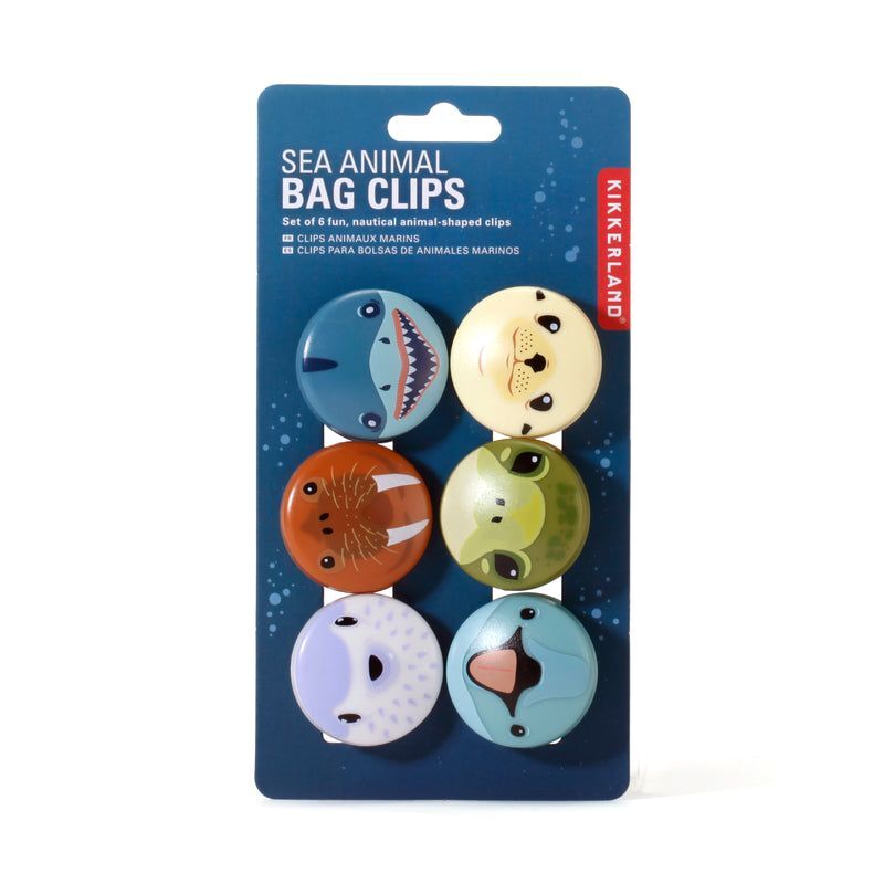 Kikkerland Nautical Bag Clips (Set Of 6)