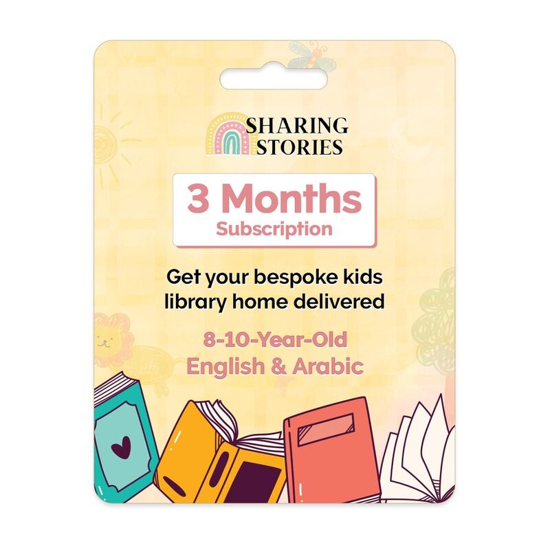 Sharing Stories - 3 Months Kids Books Subscription - Arabic & English (8 to 10+ Years)