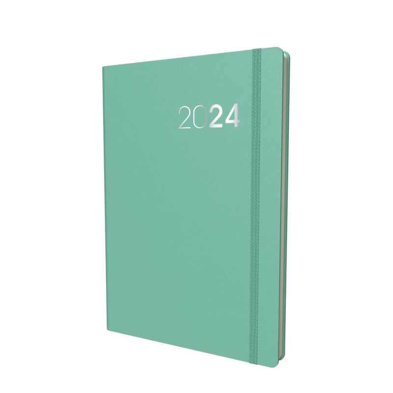 Collins Debden Legacy Calendar Year 2024 A5 Day-To-Page Diary (With Appointments) - Mint