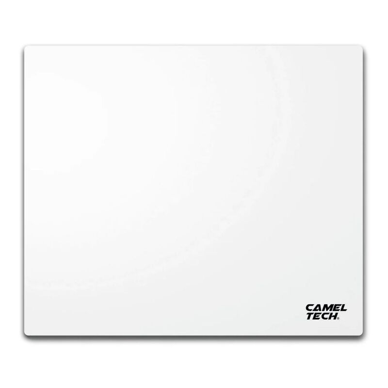 Camel Tech Rimal Glass Mouse Pad - White (49 x 42 x 0.3 cm)