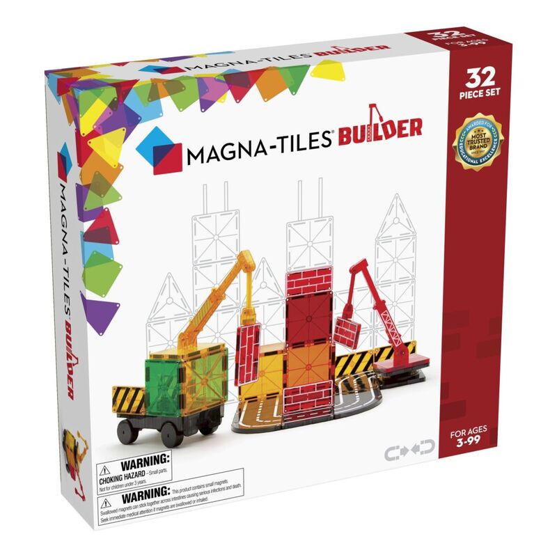 Magna-Tiles Builder 32-Piece Set