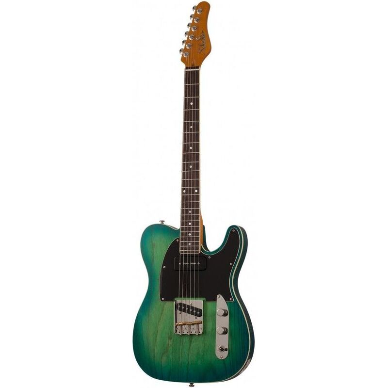 Schecter 668 PT Special Electric Guitar - Aqua Burst Pearl