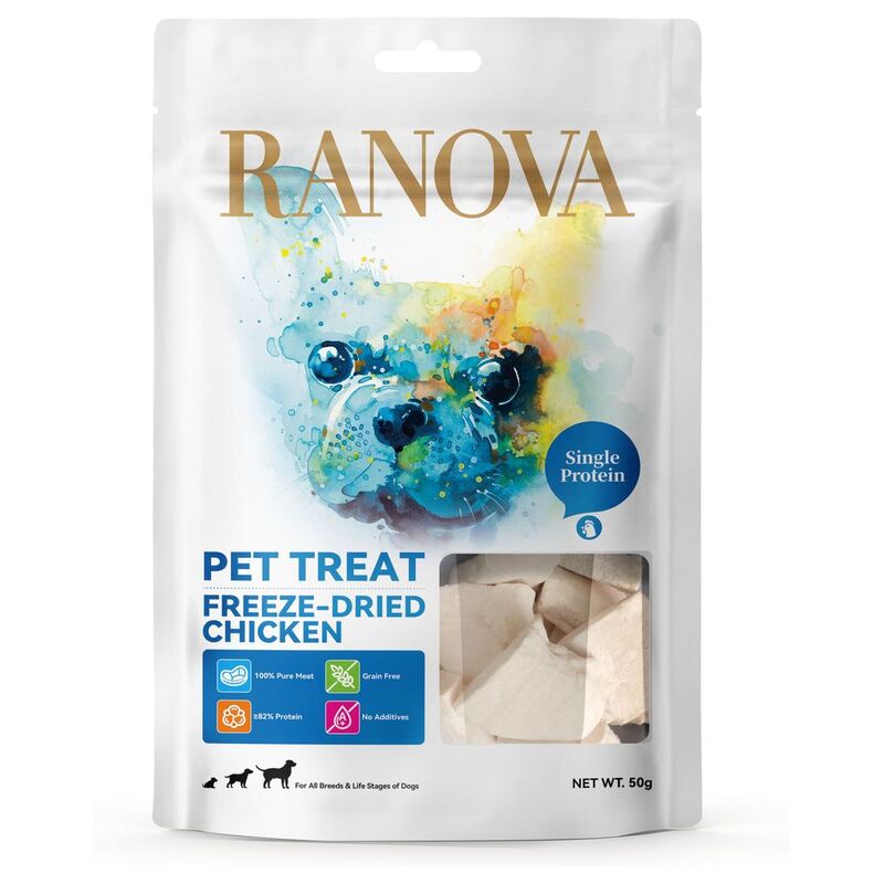 Ranova Freeze Dried Chicken for Dogs - 50g