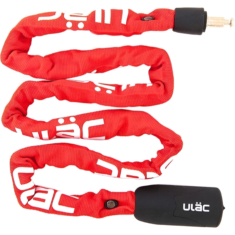 Ulac Eurostile Steel Chain Lock Red