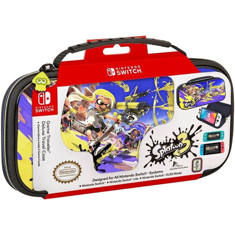 RDS Industries Nintendo Switch Game Traveler Deluxe Travel Case - Splatoon 3