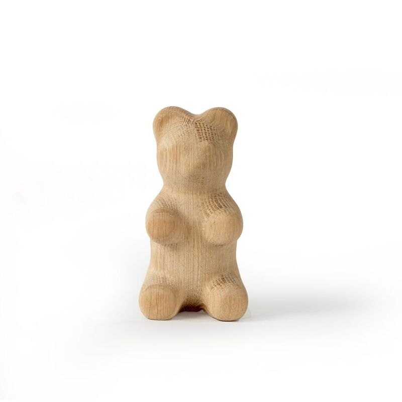 Boyhood Gummy Bear Oak Smoked Wood Display Figure - Large (23cm)