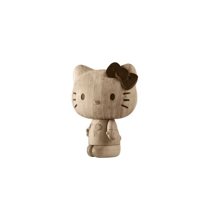 Boyhood Hello Kitty X Oak Wood Display Figure - Small (14cm)