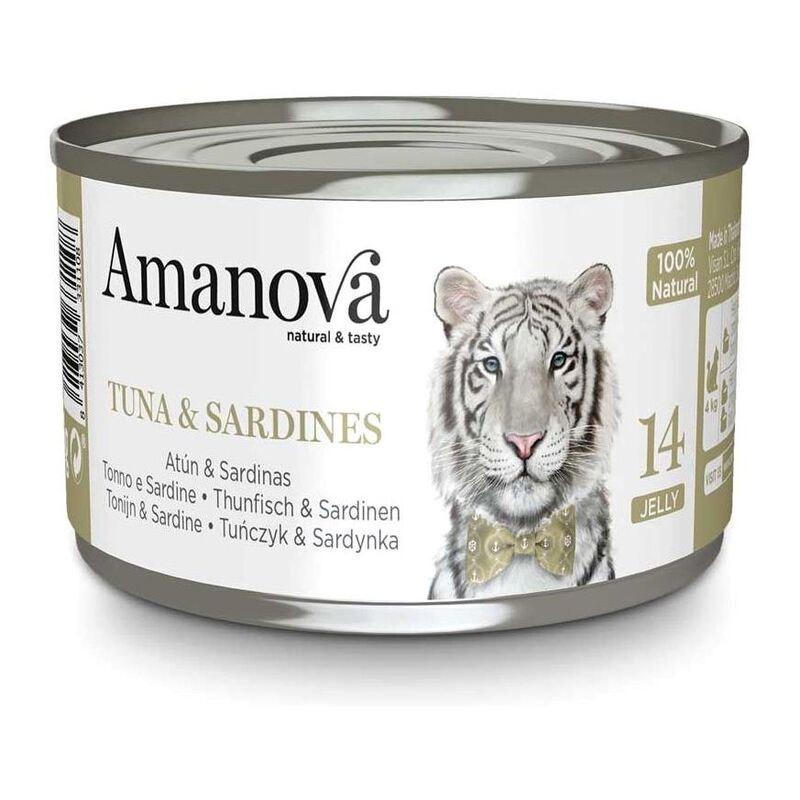 Amanova Canned Cat Tuna & Sardines Jelly - 70g