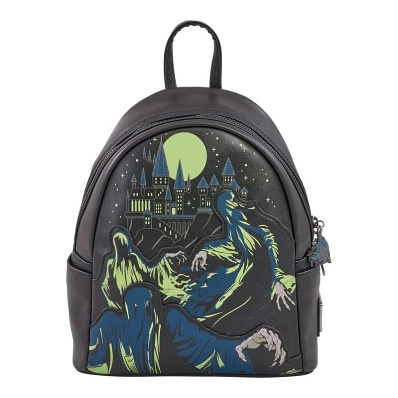 Loungefly Leather Harry Potter Glowing Dementors Mini Backpack