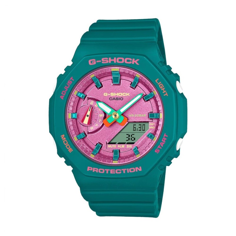 Casio G-Shock GMA-S2100BS-3ADR Analog Digital Women's Watch Green