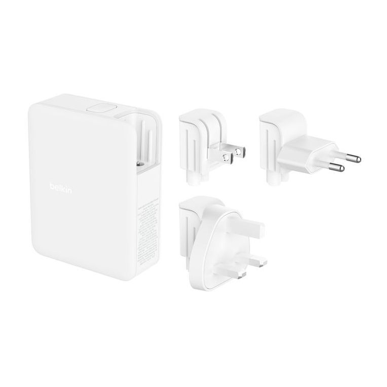 Belkin BoostCharge Pro 140W 4-Port GaN Wall Charger - White