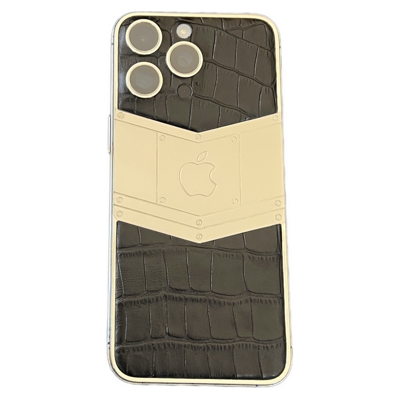 Mansa Custom iPhone 15 Pro 512 GB Platinum & Carbon Fibre Caviar