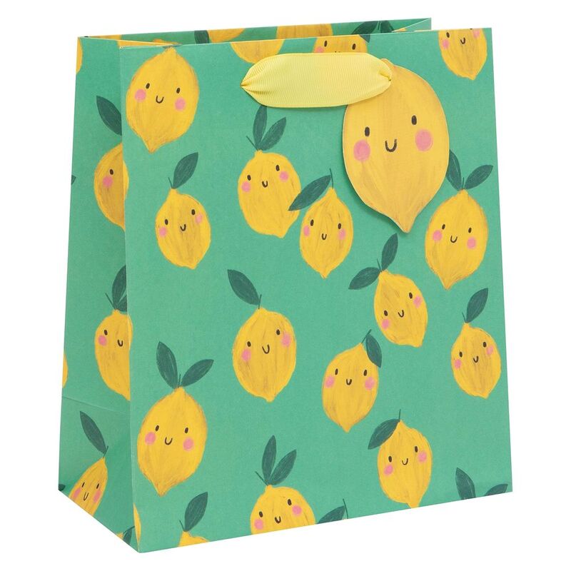 Glick Kate Mcfarlane Lively Lemons Medium Gift Bag (10 x 20 x 22.5 cm)