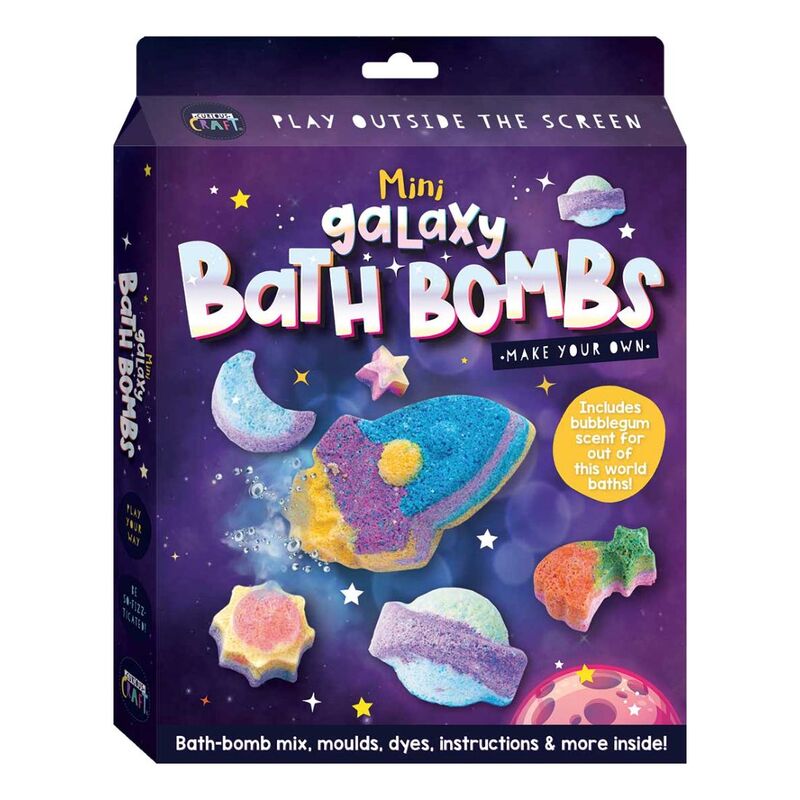 Curious Craft - Make Your Own Mini Galaxy Bath Bombs | Hinkler Books