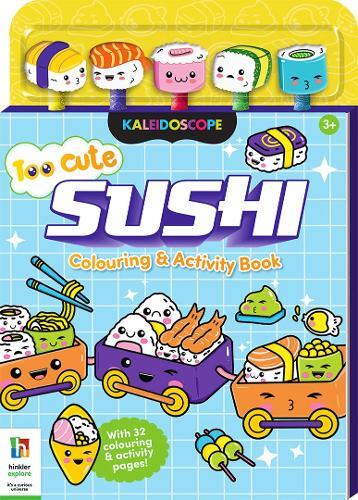 Too Cute Sushi Colouring And Activity Book | Hinkler Books