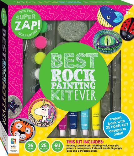 Super Zap! Best Rock Painting Kit Ever | Hinkler Books