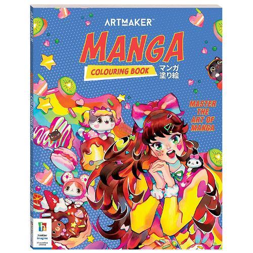 Art Maker Manga Colouring Book | Hinkler