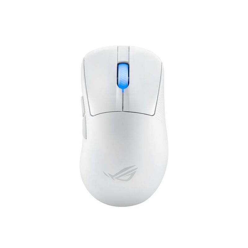 ASUS ROG P714 Keris II Ace Wireless Aimpoint Gaming Mouse - White (42000dpi)