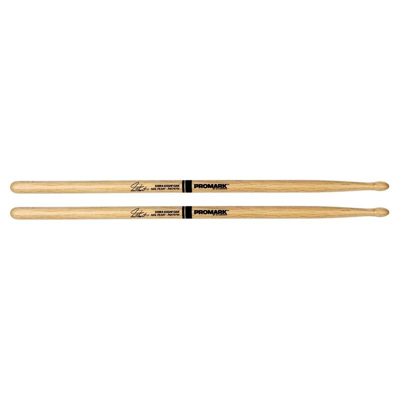 Promark Drumsticks Shira Kashi Oak 747 Neil Peart Wood Tip