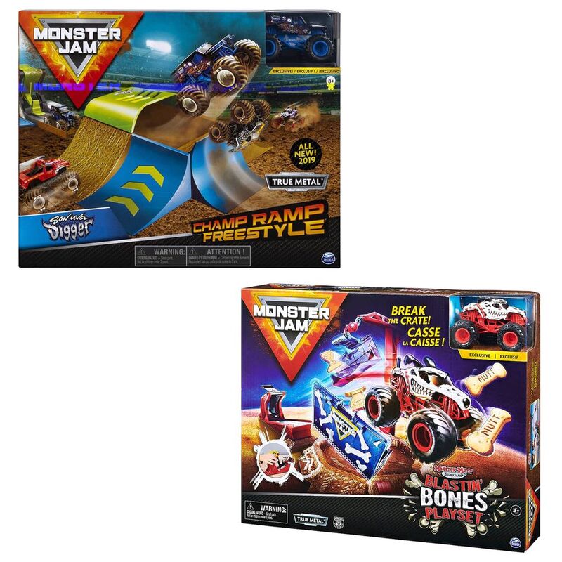 Spin Master Monster Jam 1.64 Basic Stunt Playset (Assortment - Inlcudes 1)