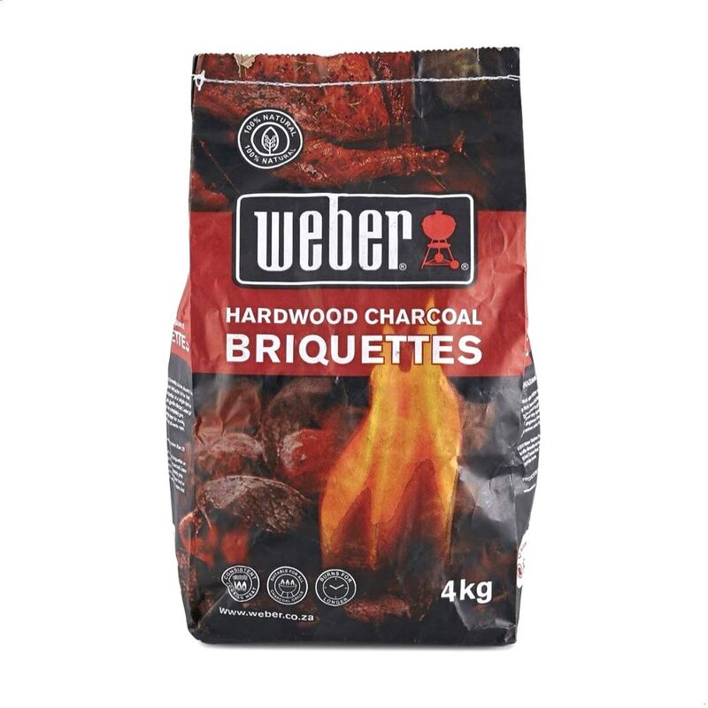 Weber Hardwood Charcoal Briquettes 4kg