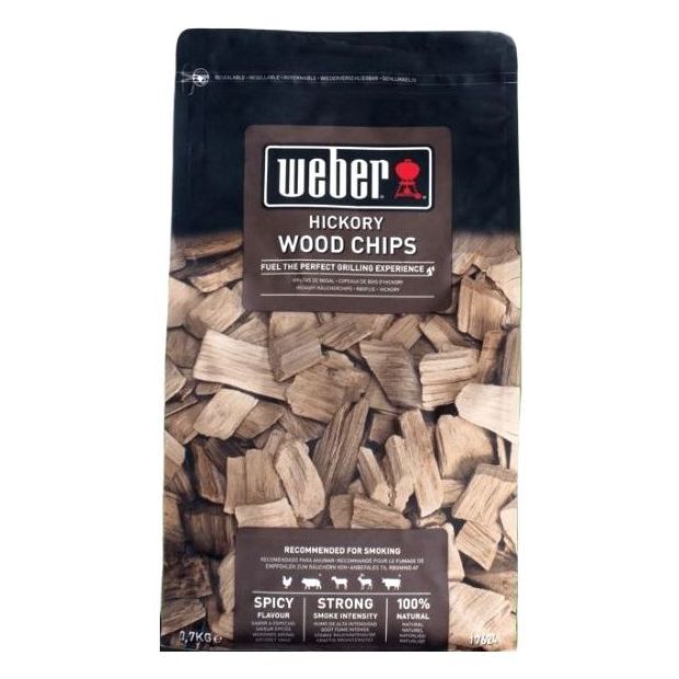 Weber Hickory Wood Chips 0.7kg
