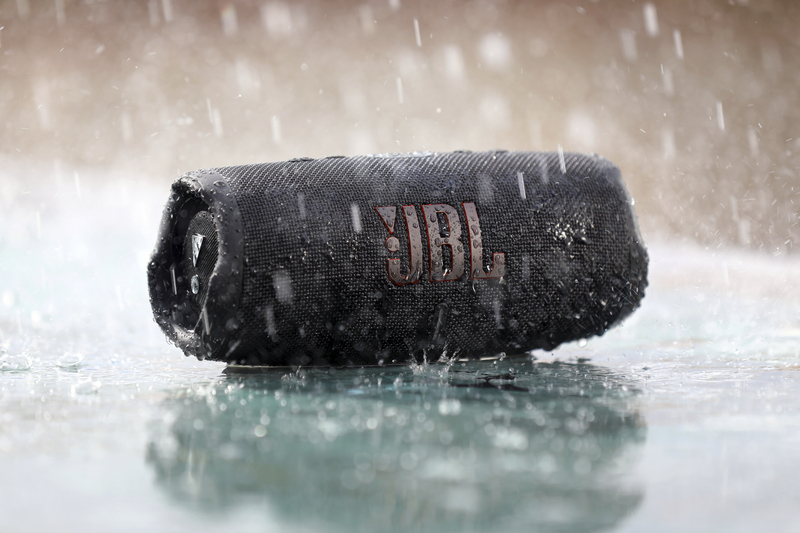 JBL Charge 5 Portable Bluetooth Speaker - White