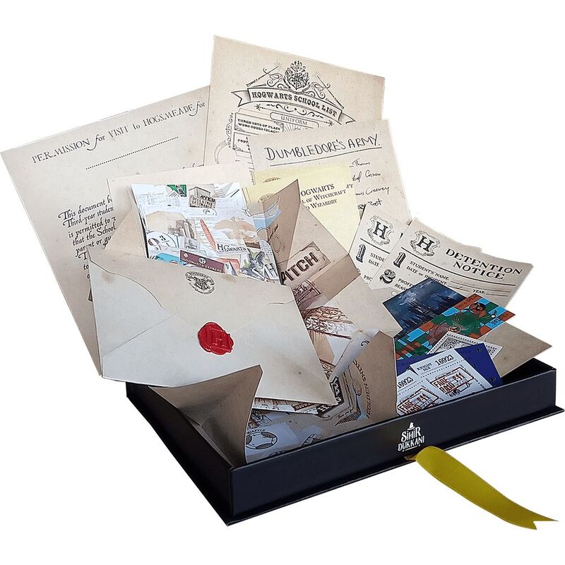 Sihir Dukkani Harry Potter Wizarding World Hogwarts Invitation Letter Set