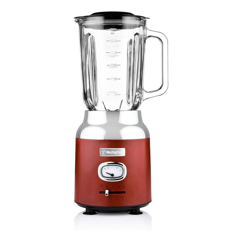 Westinghouse Retro Food Blender 600W - Red