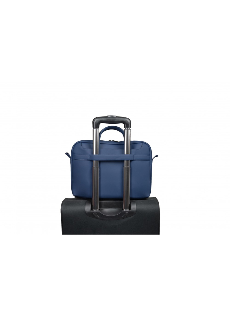 Port Zurich Toploading Laptop Bag (for Laptops up to 15.6 Inches) - Blue