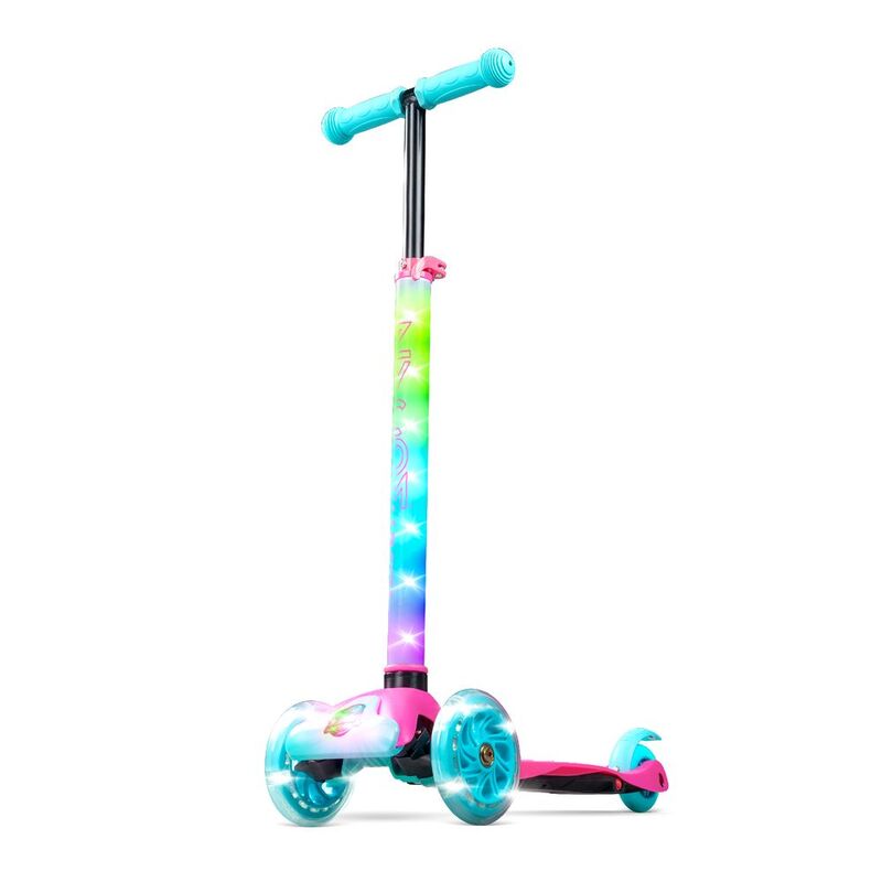 Zycom Zipper Lumen Kids' Light-Up Scooter - Pink/Teal