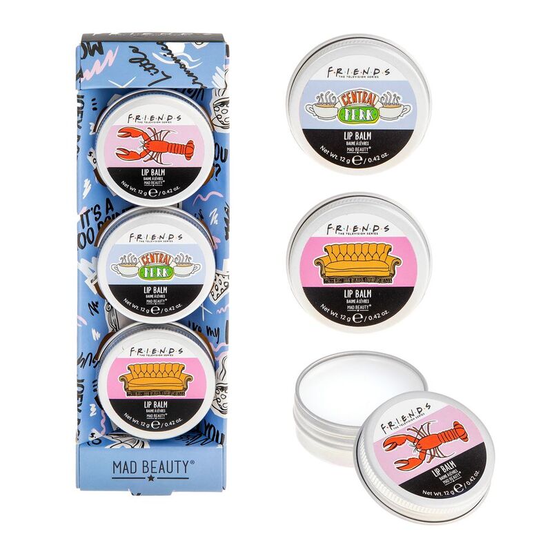 Mad Beauty Friends Modern Lip Balm Trio 36G