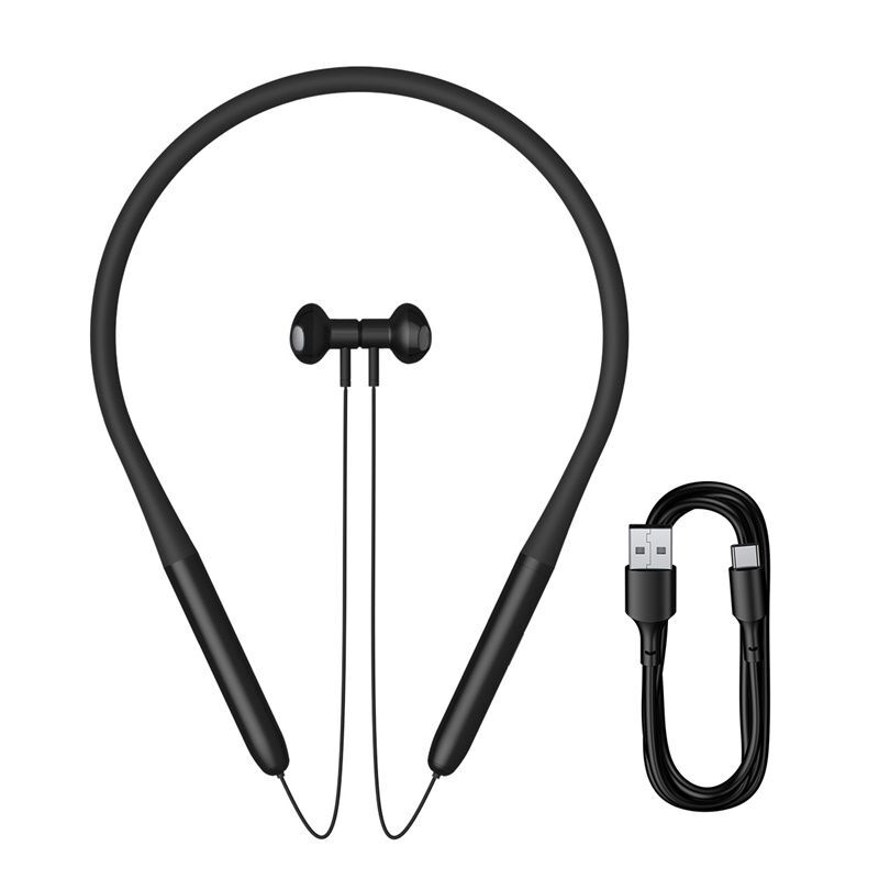 Baseus Bowie P1 Half In-ear Neckband Wireless Earphones - Black