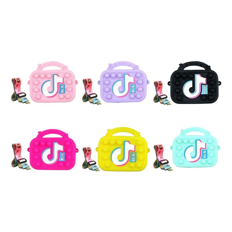 Squizz Toys Pop The Bubble Tik Tok Purse (Assorted - Includes 1)