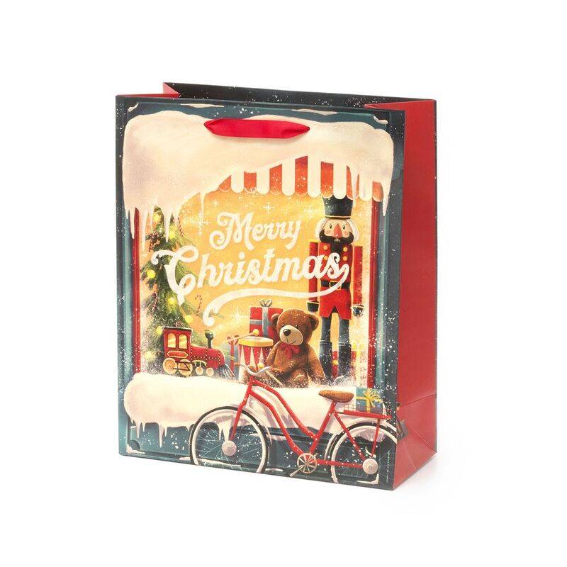 Legami Christmas Gift Bag - Large - Xmas Window
